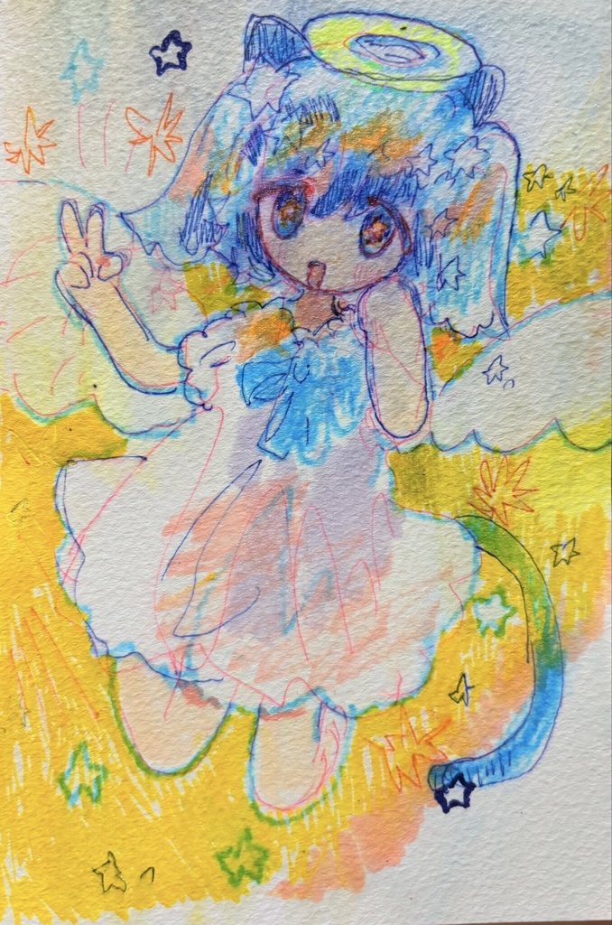 ✌️🪽🌟/原画