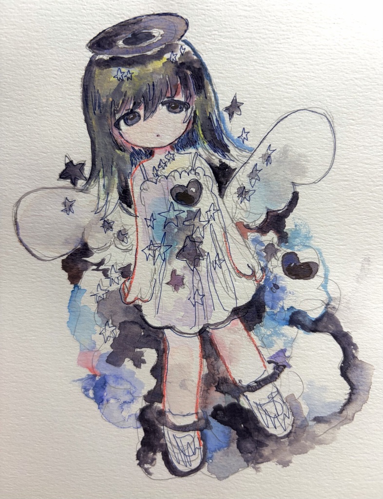 🪽🖤🌟/原画