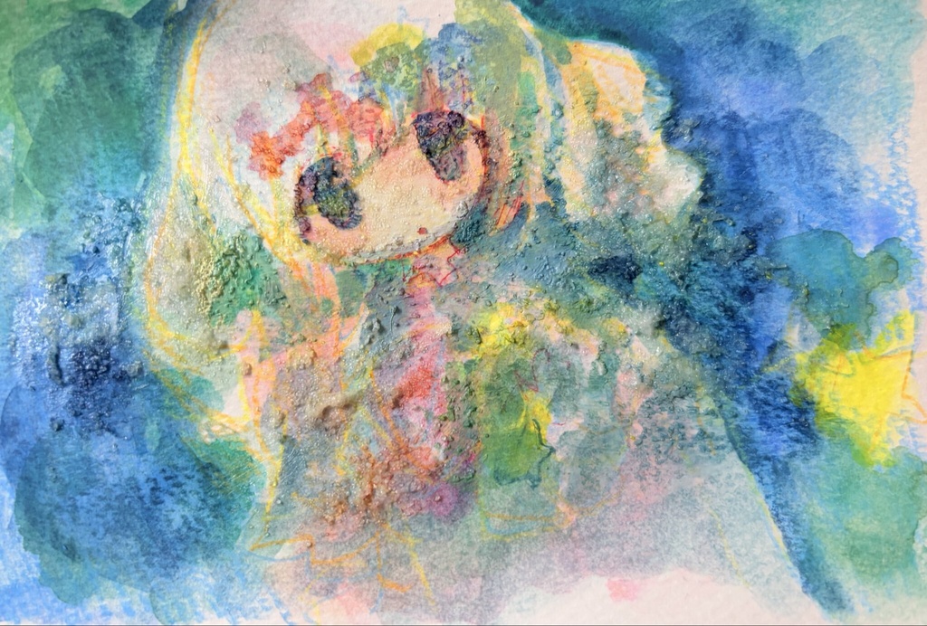 雨の日の水たまり/原画