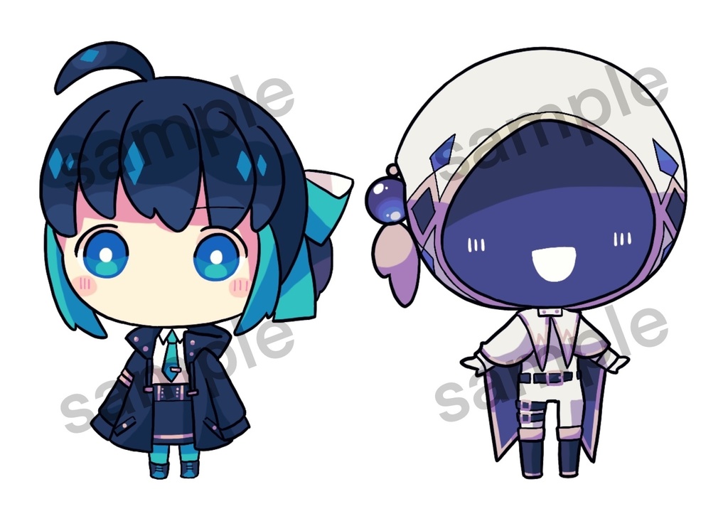 先生と弟子ちゃん アクリルキーホルダーセット