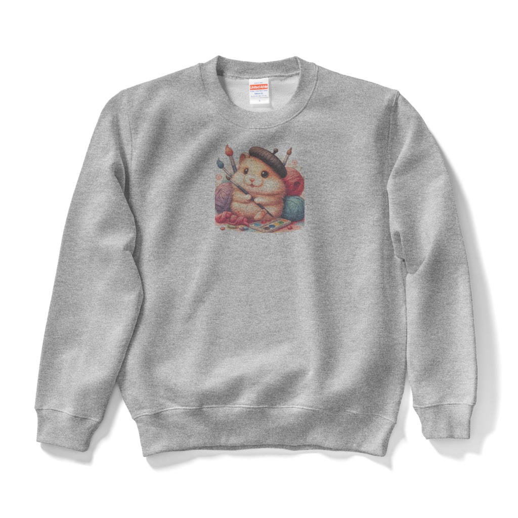 ハムスターのイラスト入りスウェット