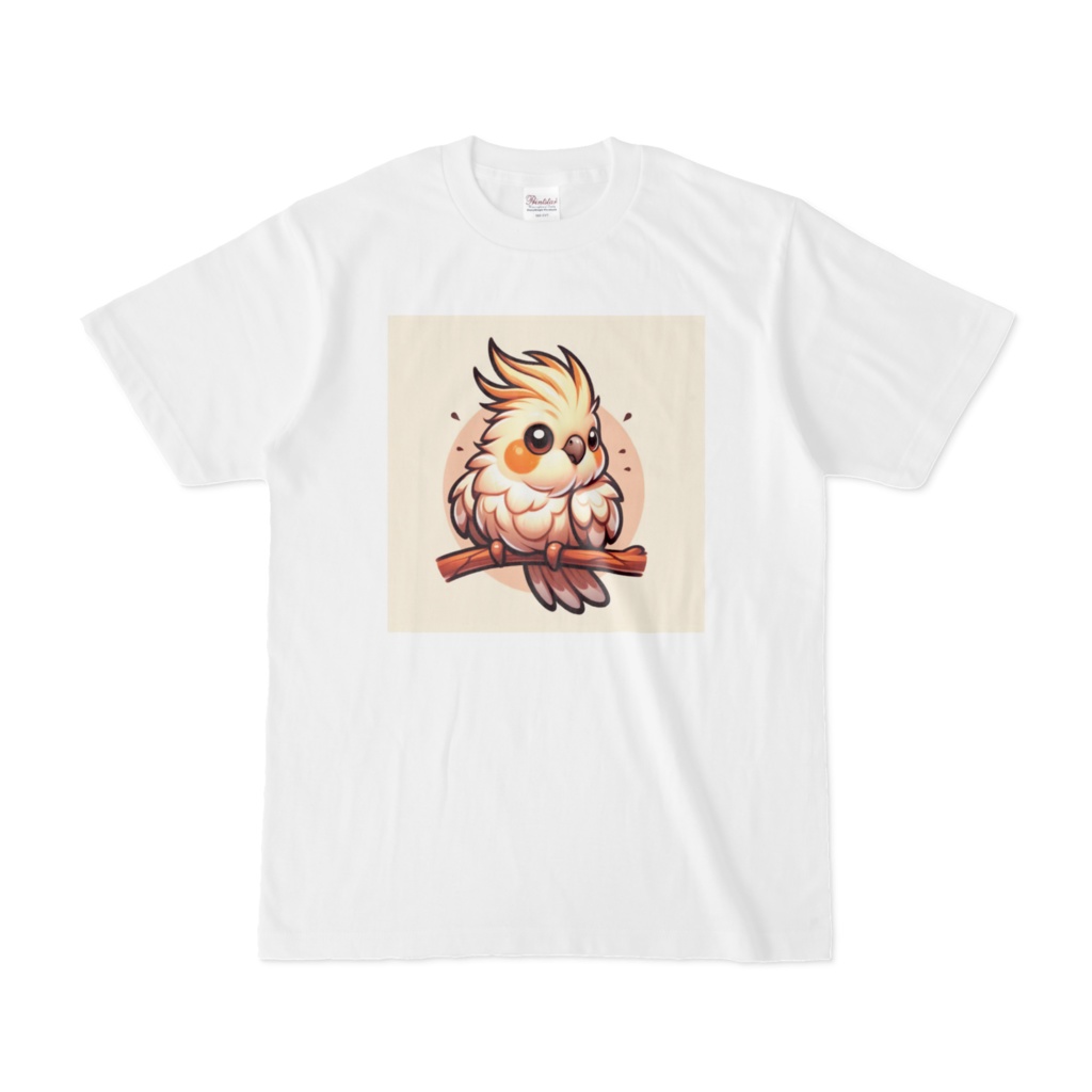 オカメインコのイラストTシャツ