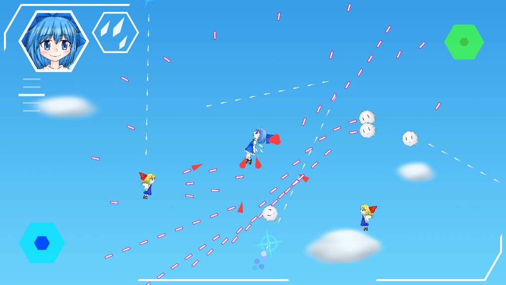 蒼空のチルノちゃん ~ 雪晴バージョン ~