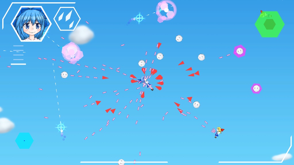 蒼空のチルノちゃん ~ 雪晴バージョン ~