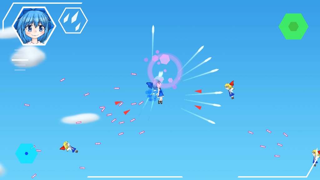 蒼空のチルノちゃん ~ 雪晴バージョン ~