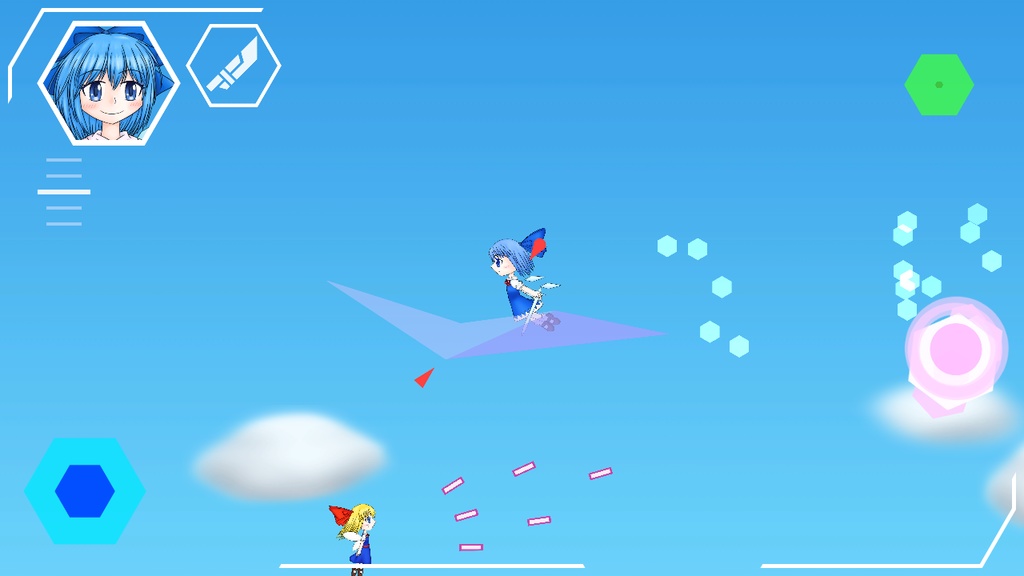 蒼空のチルノちゃん ~ 雪晴バージョン ~