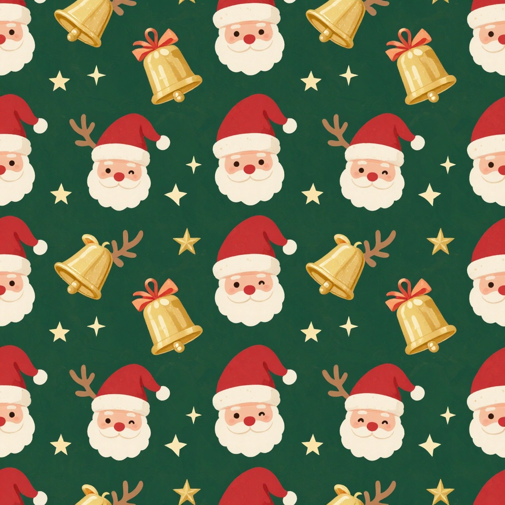 【素材】ほっこりクリスマスのデジタルペーパー&マステ素材 10点セット