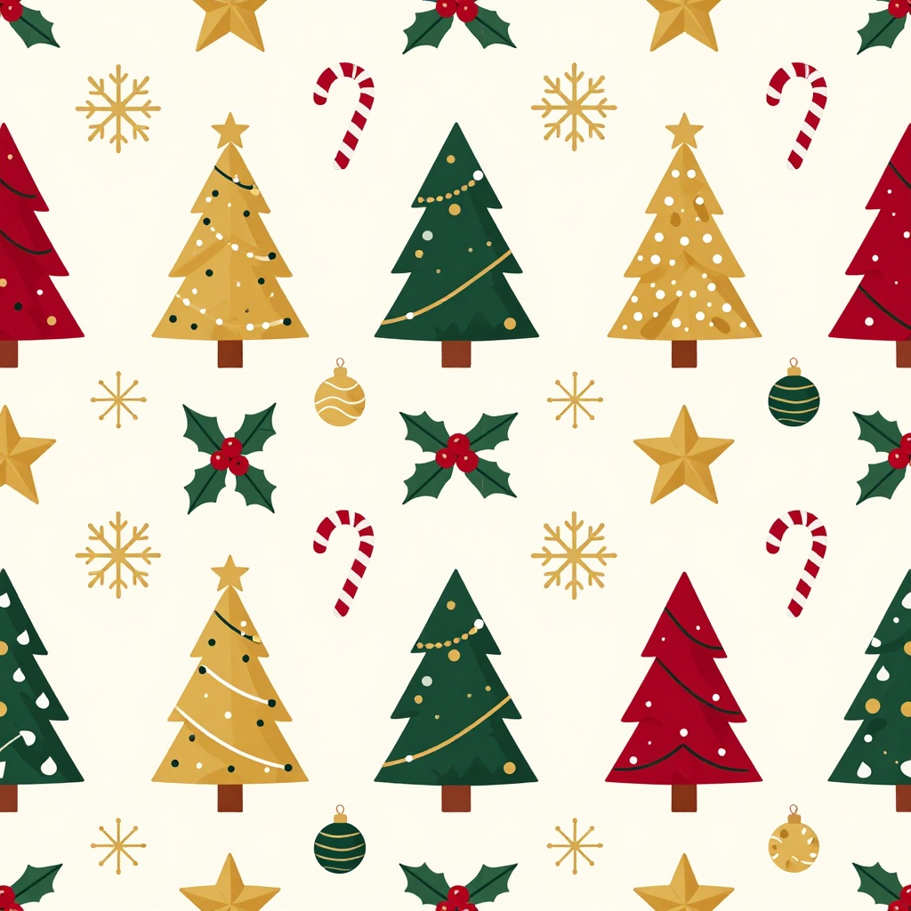 【素材】ほっこりクリスマスのデジタルペーパー&マステ素材 10点セット
