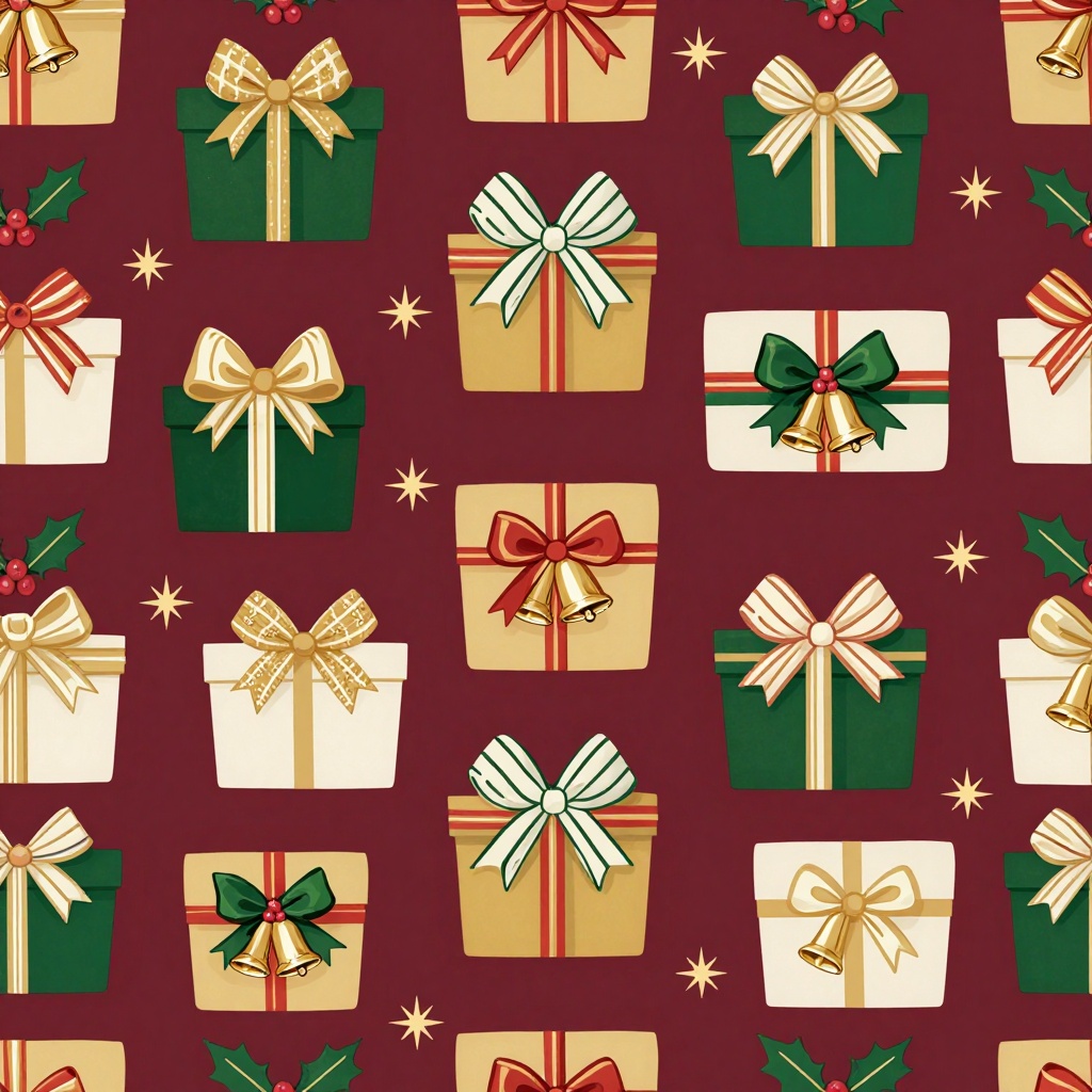 【素材】ほっこりクリスマスのデジタルペーパー&マステ素材 10点セット