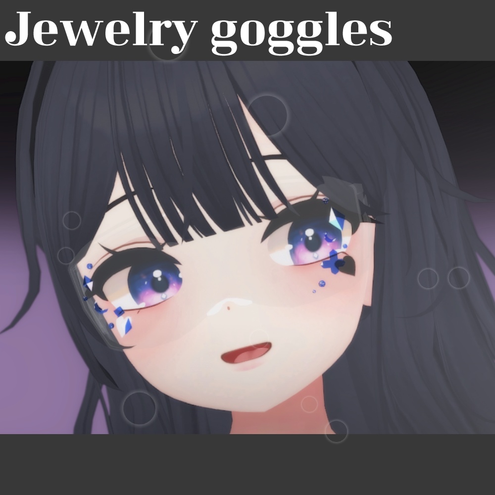 【3Dモデル】Jewelry goggles