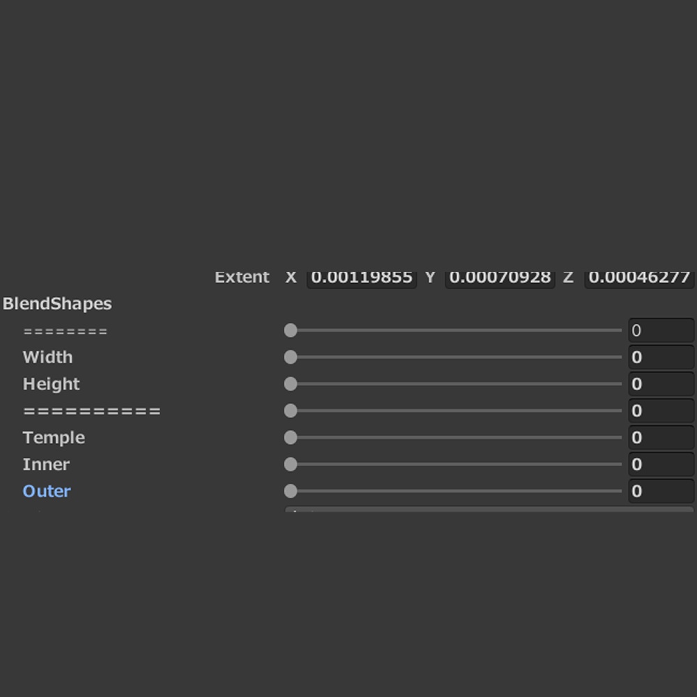 【3Dモデル】Jewelry goggles