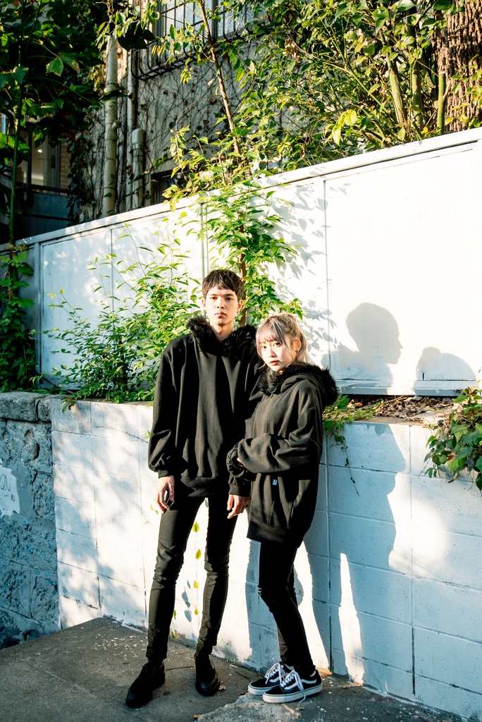 ファー付きオーバーパーカー ふわふわフード仕様◎