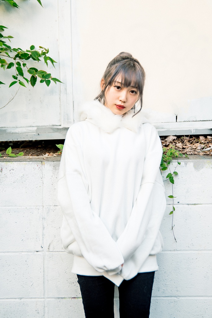 ファー付きオーバーパーカー ふわふわフード仕様◎