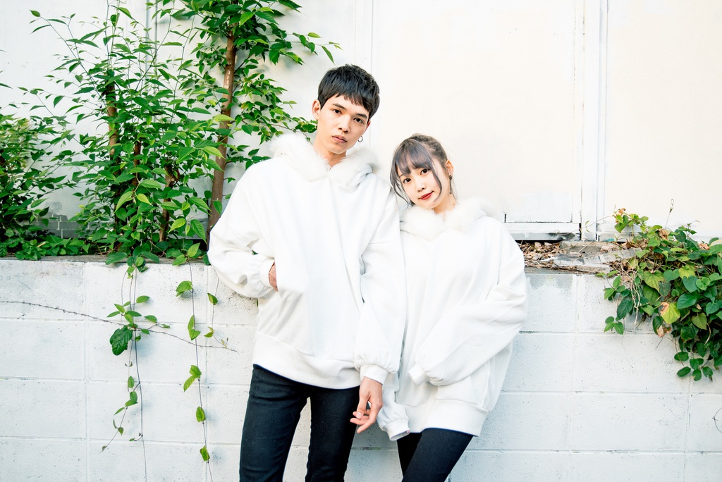 ファー付きオーバーパーカー ふわふわフード仕様◎