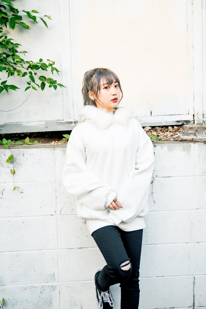 ファー付きオーバーパーカー ふわふわフード仕様◎