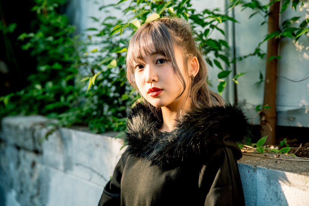 ファー付きオーバーパーカー ふわふわフード仕様◎