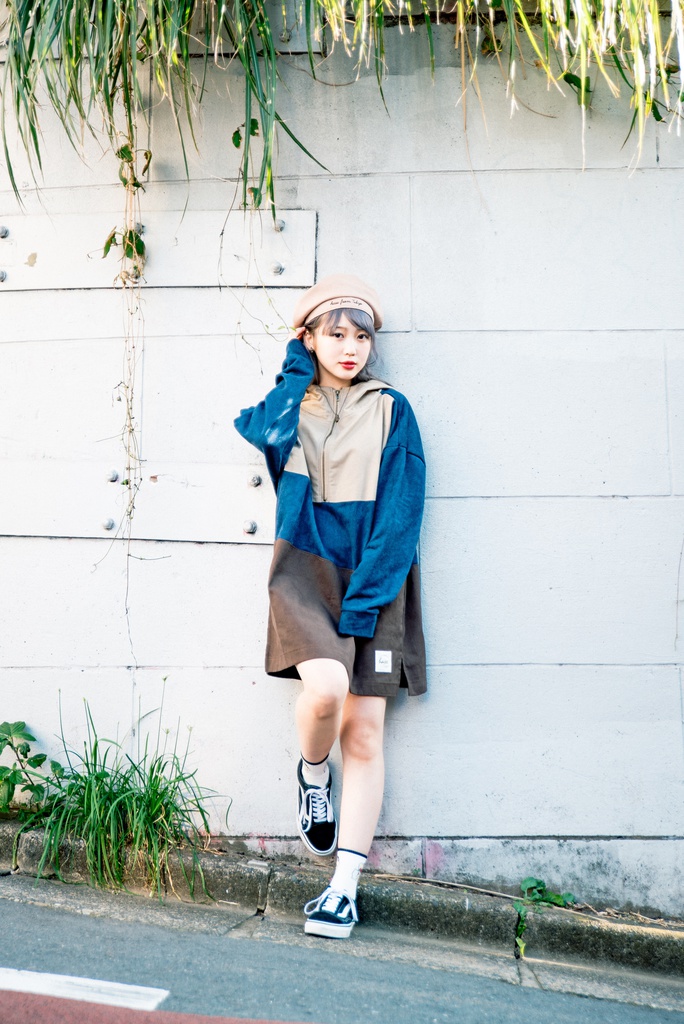 刺繍ロゴベレー帽 なめらかスウェード仕立て◎