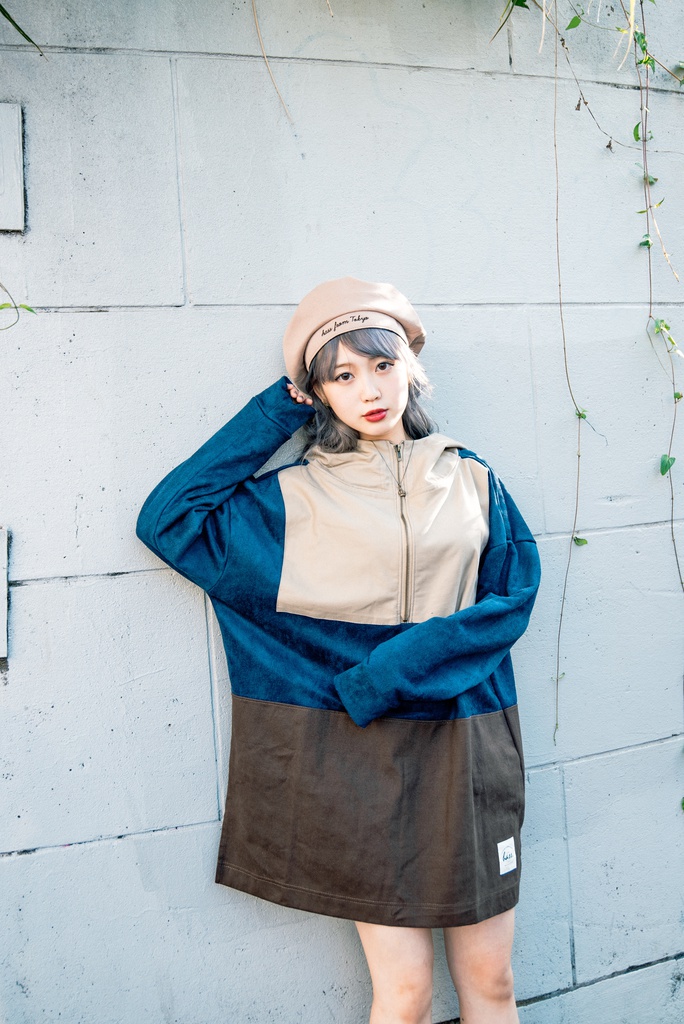 刺繍ロゴベレー帽 なめらかスウェード仕立て◎