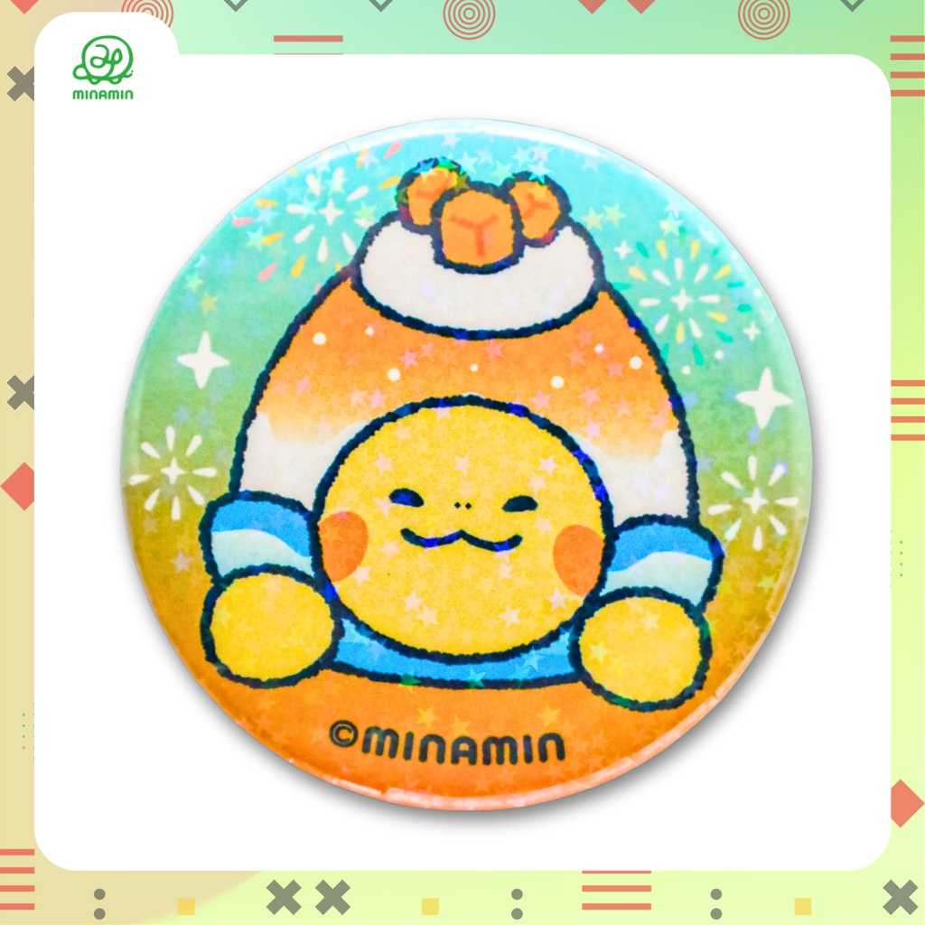 【コンプセット】ホログラム缶バッジ まんまるカメさん祭ver
