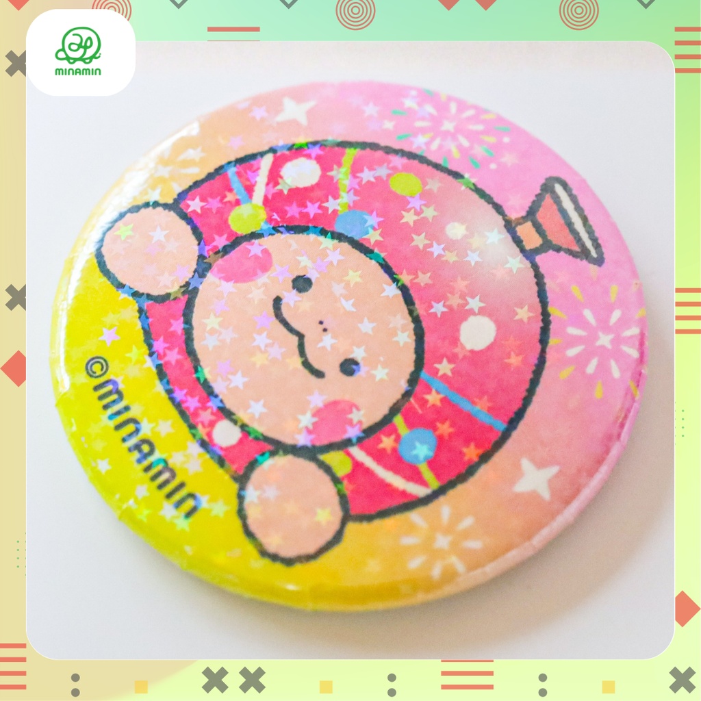 【コンプセット】ホログラム缶バッジ まんまるカメさん祭ver