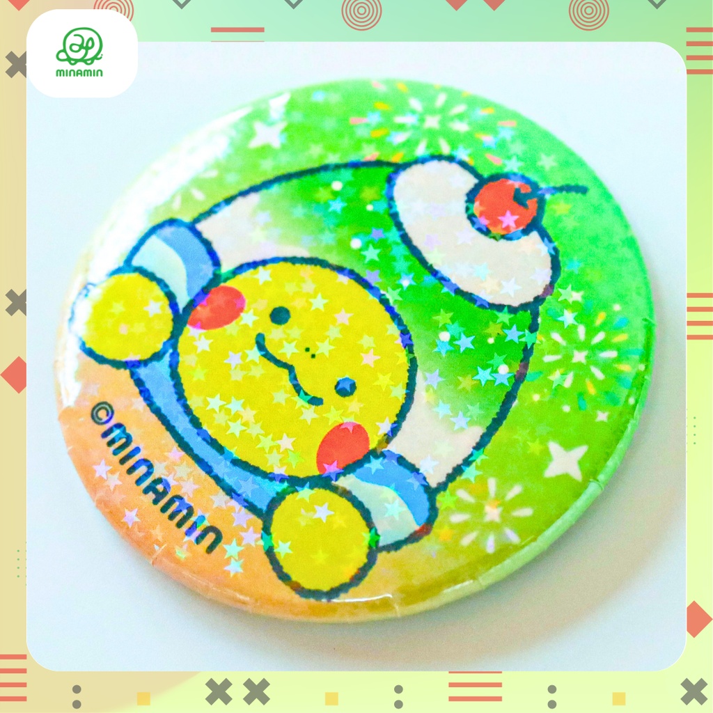 【コンプセット】ホログラム缶バッジ まんまるカメさん祭ver