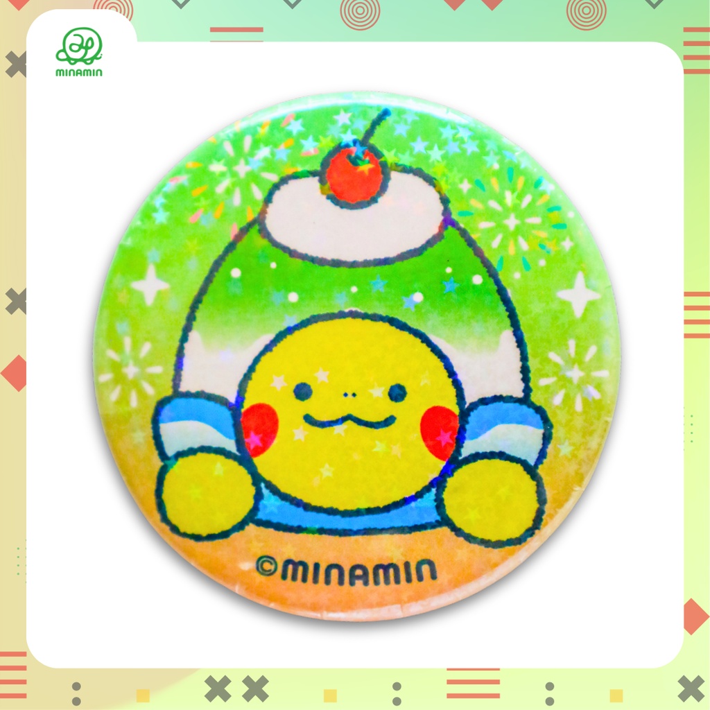 【コンプセット】ホログラム缶バッジ まんまるカメさん祭ver