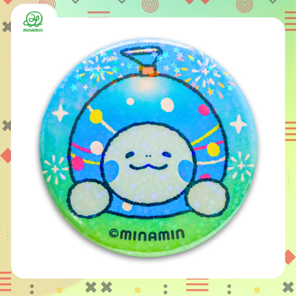 【コンプセット】ホログラム缶バッジ まんまるカメさん祭ver