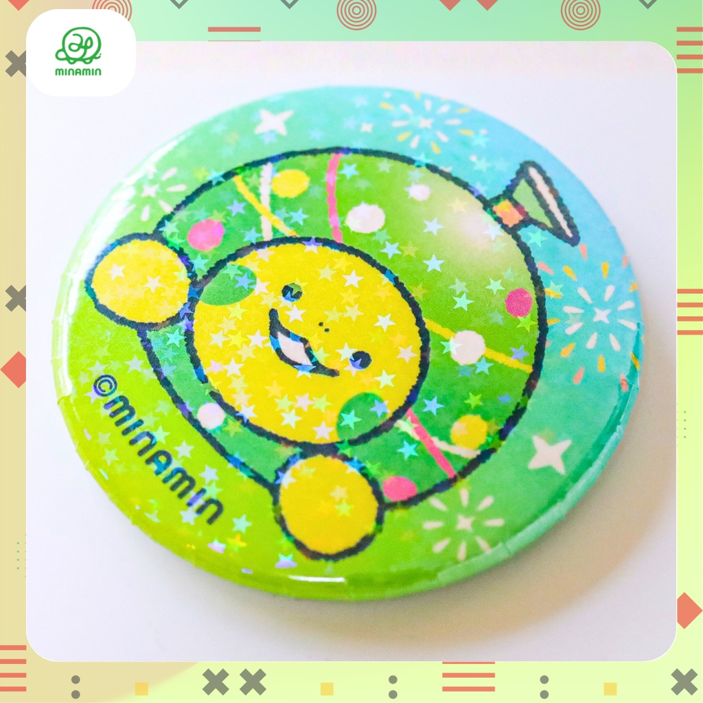 【コンプセット】ホログラム缶バッジ まんまるカメさん祭ver