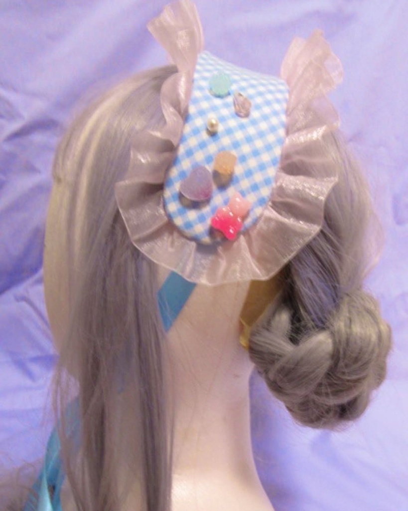 お菓子のヘッドドレス
