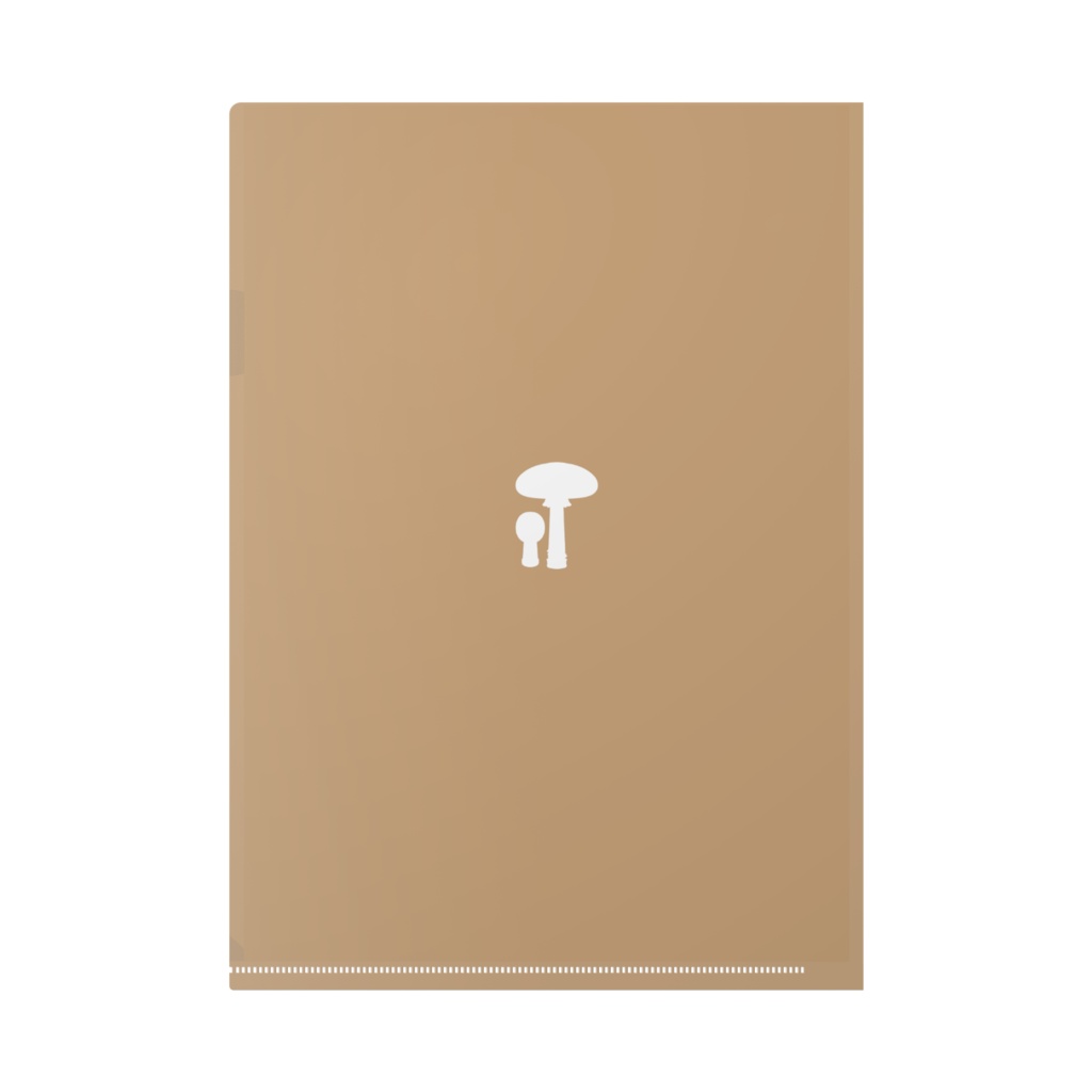 毒キノコのクリアファイル