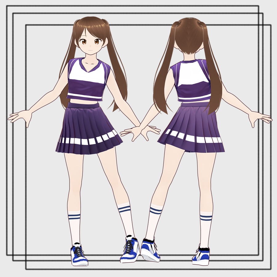 VRoid正式版■無料有■ チアリーダーセット(3色)