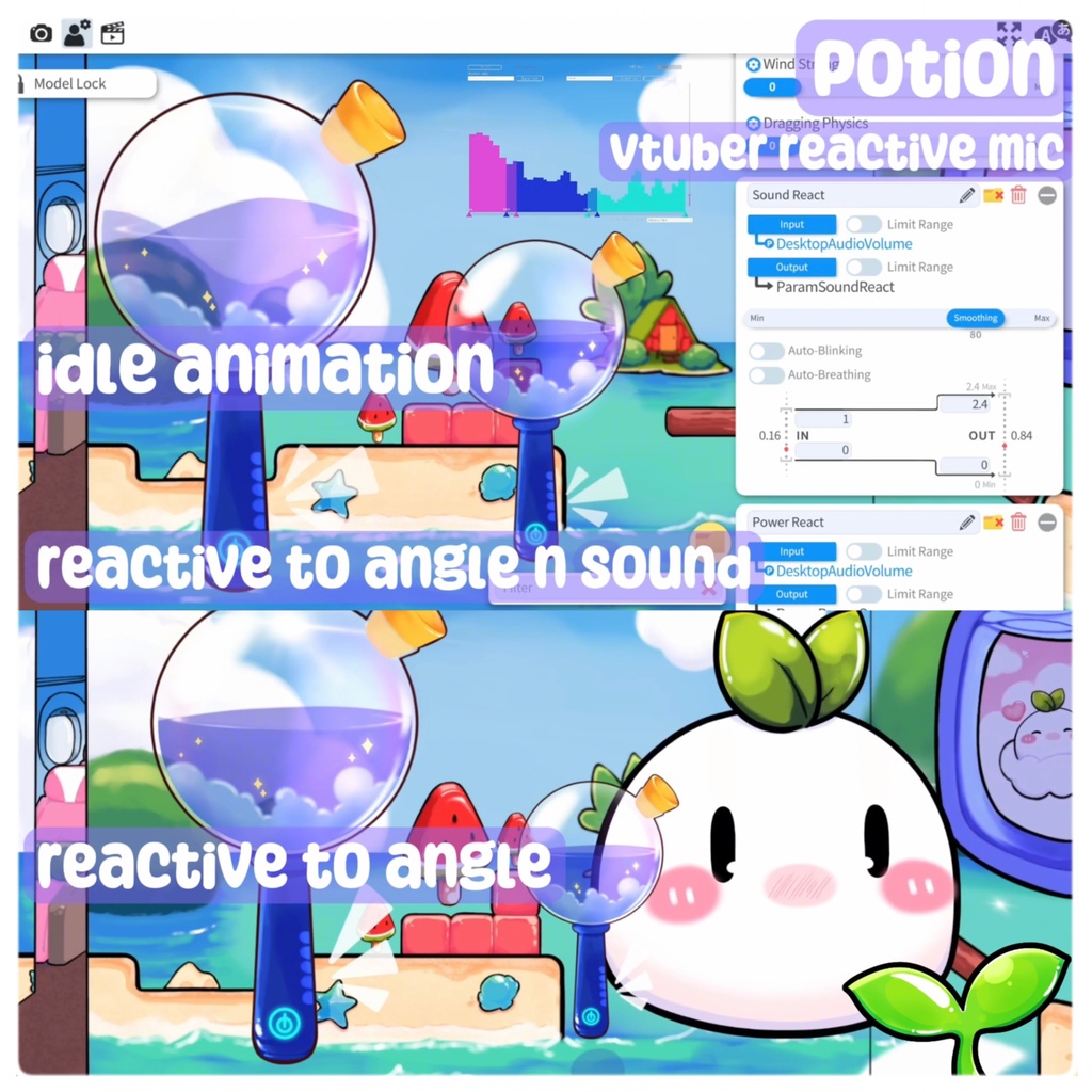 【声で光るVtuberマイク】Potion