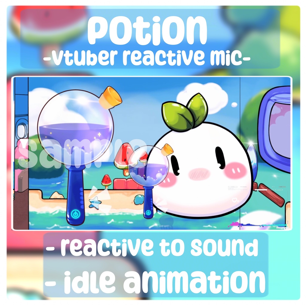 【声で光るVtuberマイク】Potion