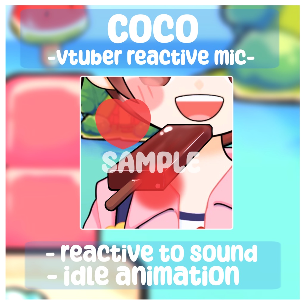 【声で光るVtuberマイク】Coco ココ