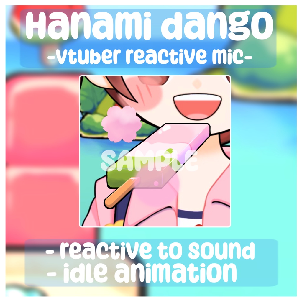 【声で光るVtuberマイク】Hanami Dango 花見団子