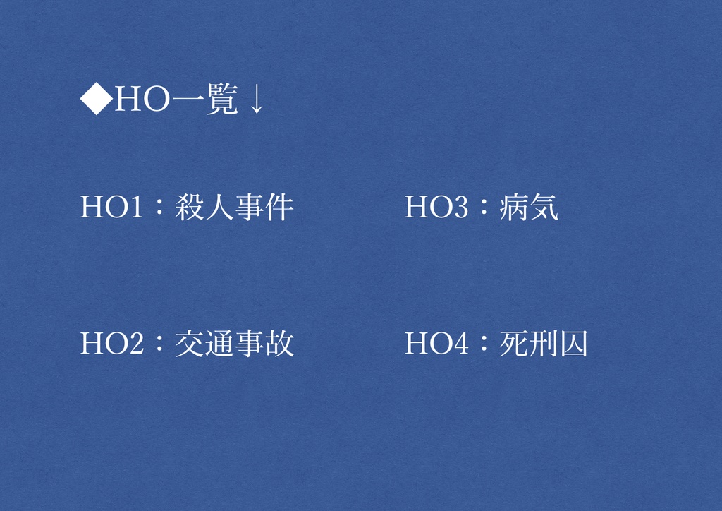 クトゥルフ神話TRPG『今際の言葉』【6版/クローズド】