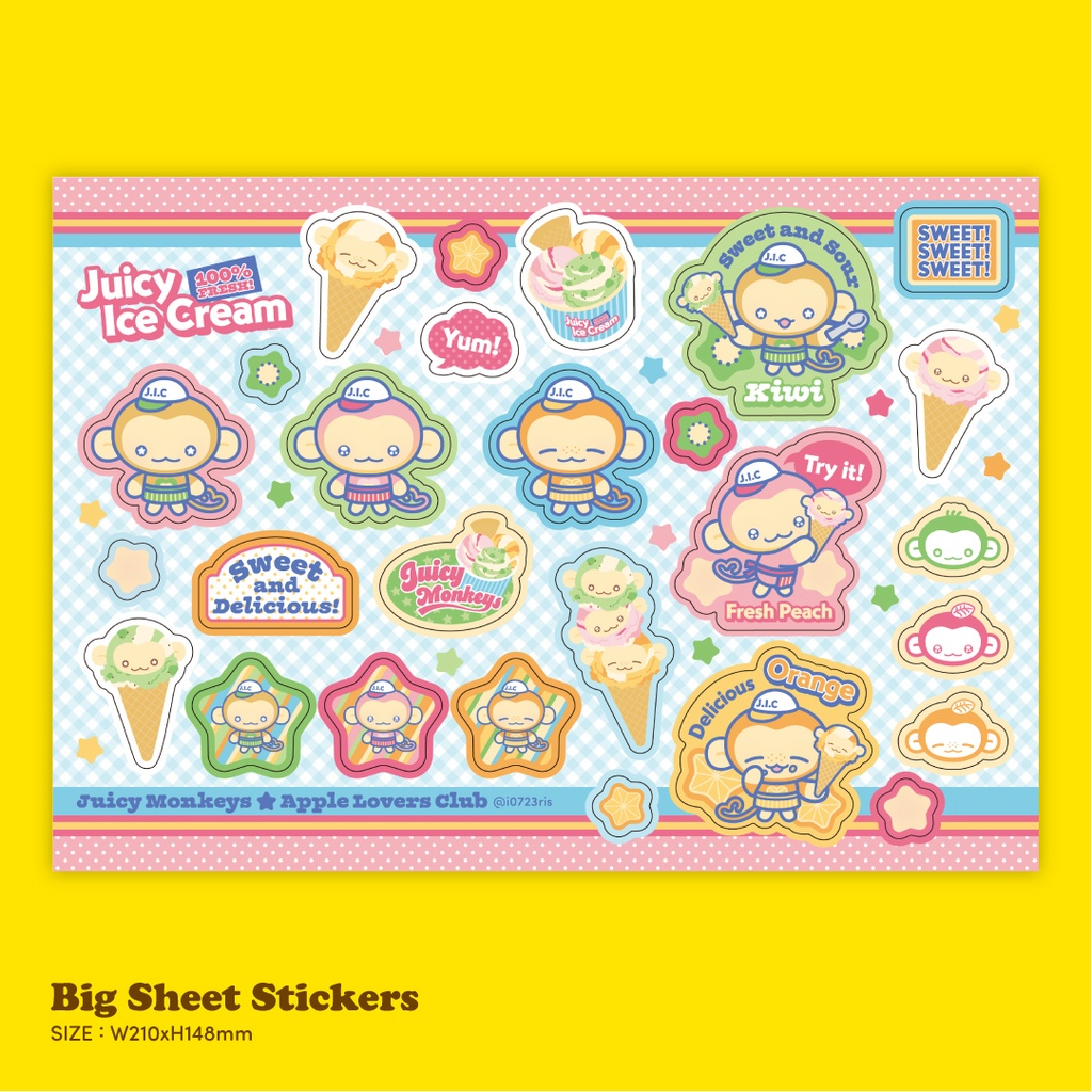 【Juicy Market Vol.1】ビッグステッカー
