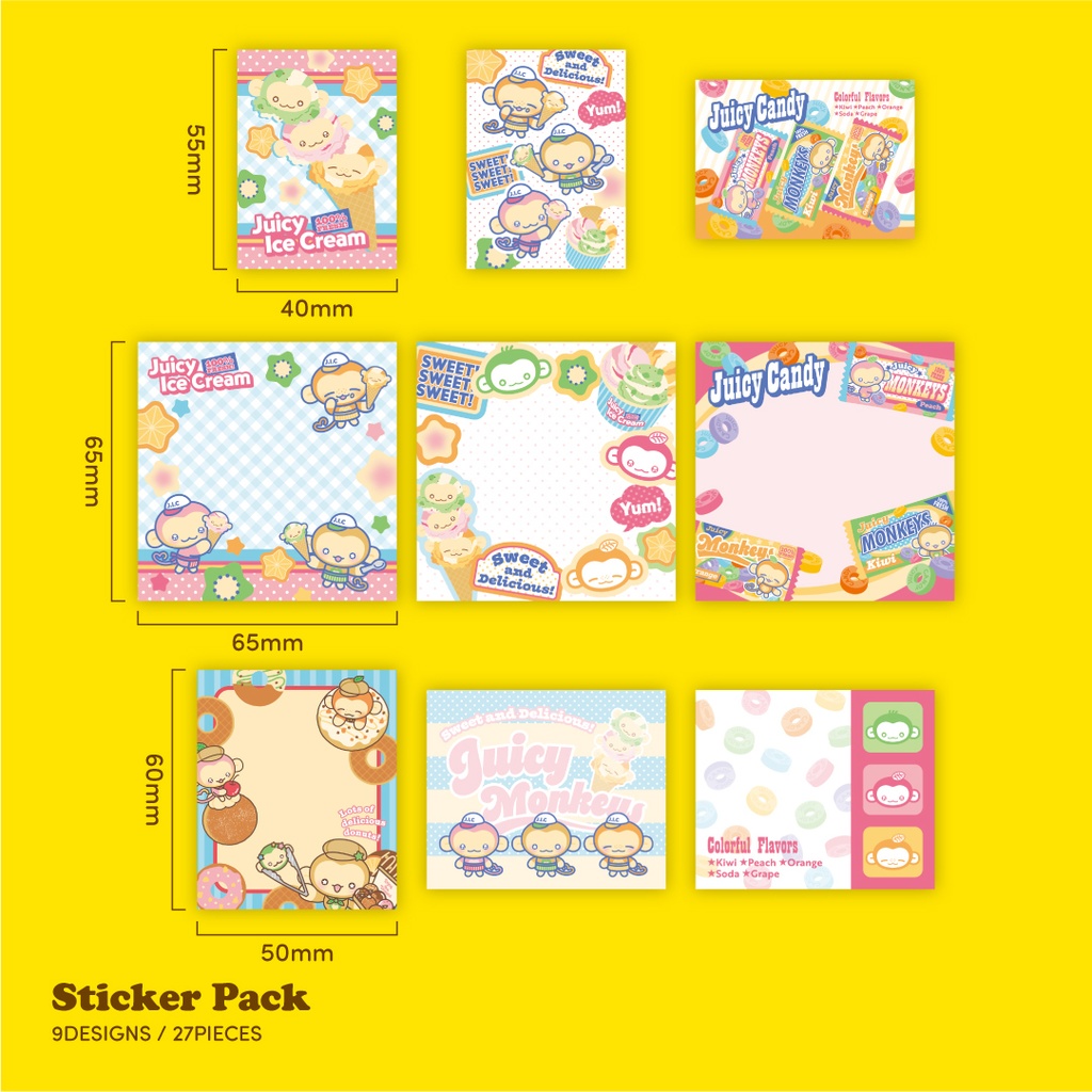 【Juicy Market Vol.1】ステッカーパック