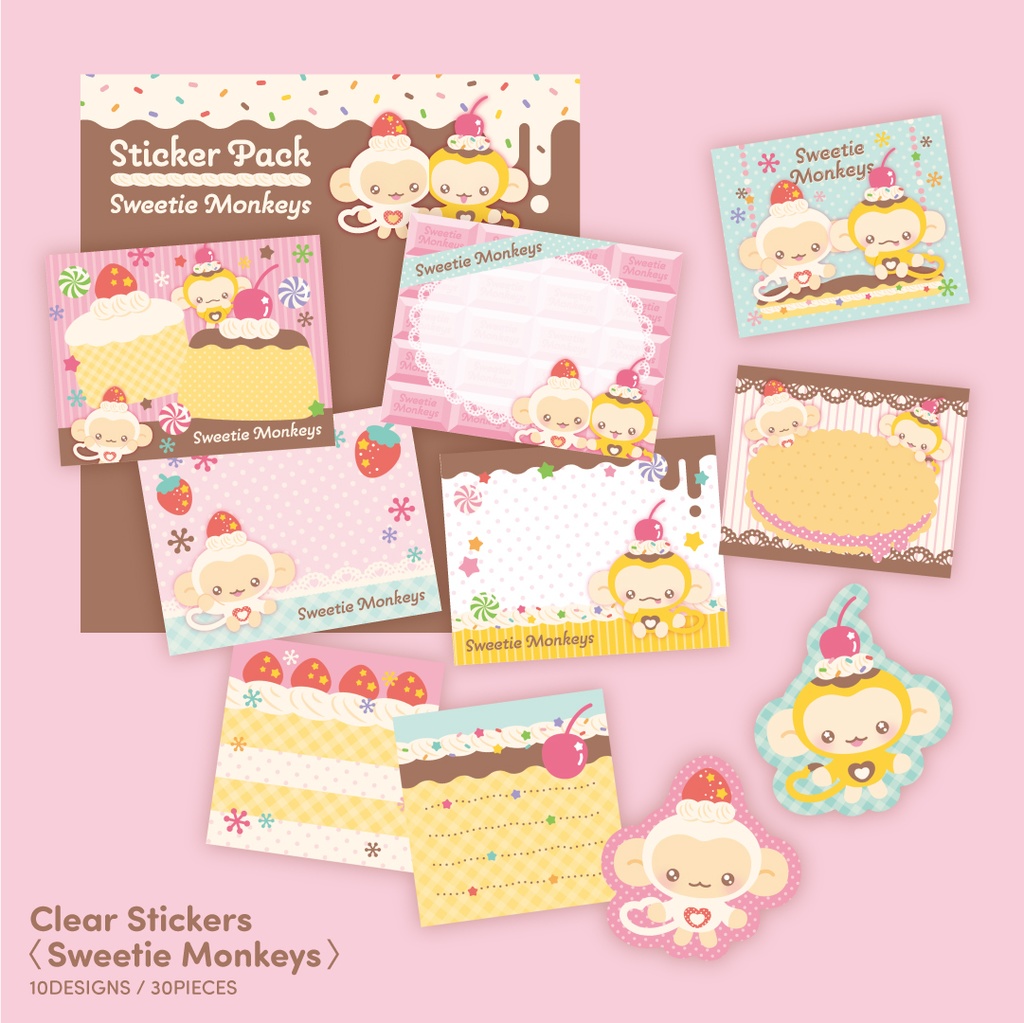 【Sweetie Monkeys】ステッカーパック