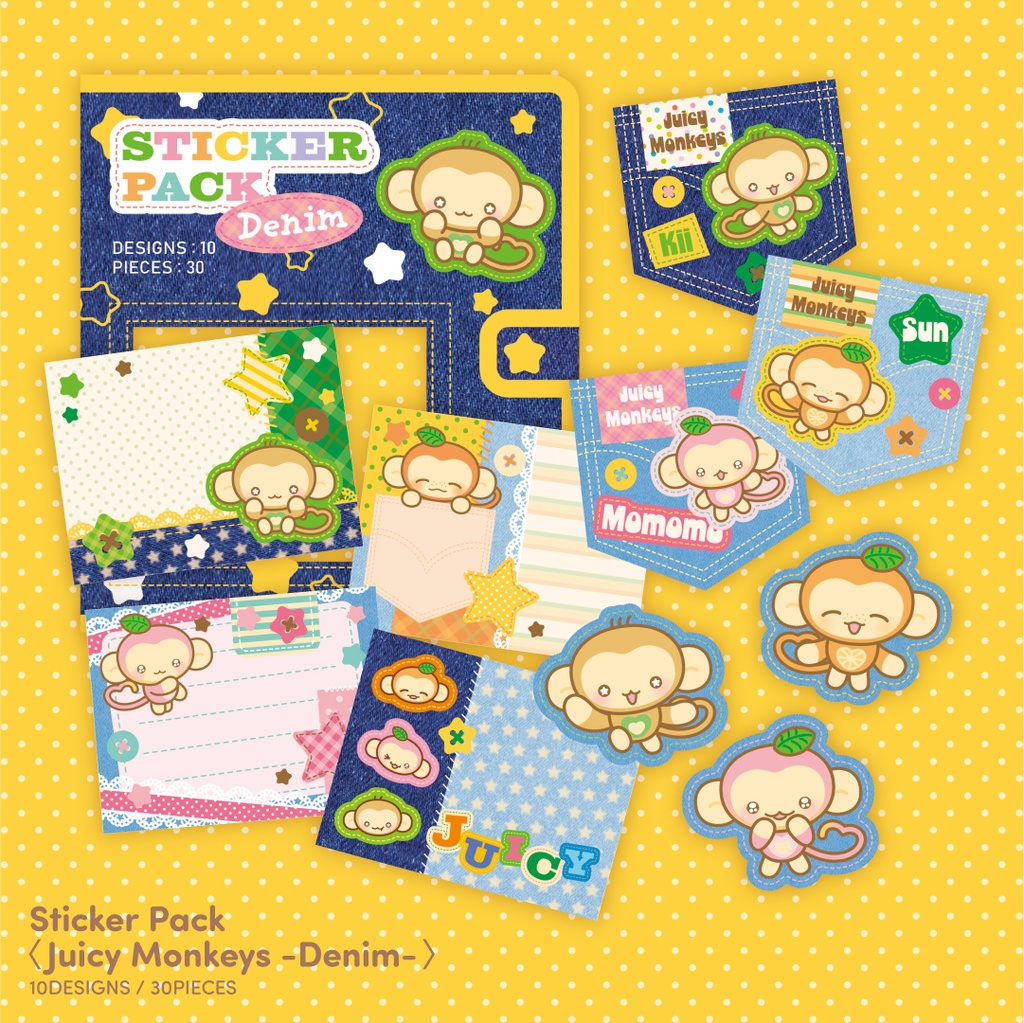 【Denim Monkeys】ステッカーパック
