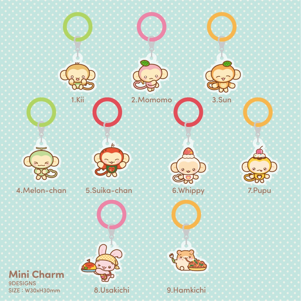 ミニアクリルチャーム