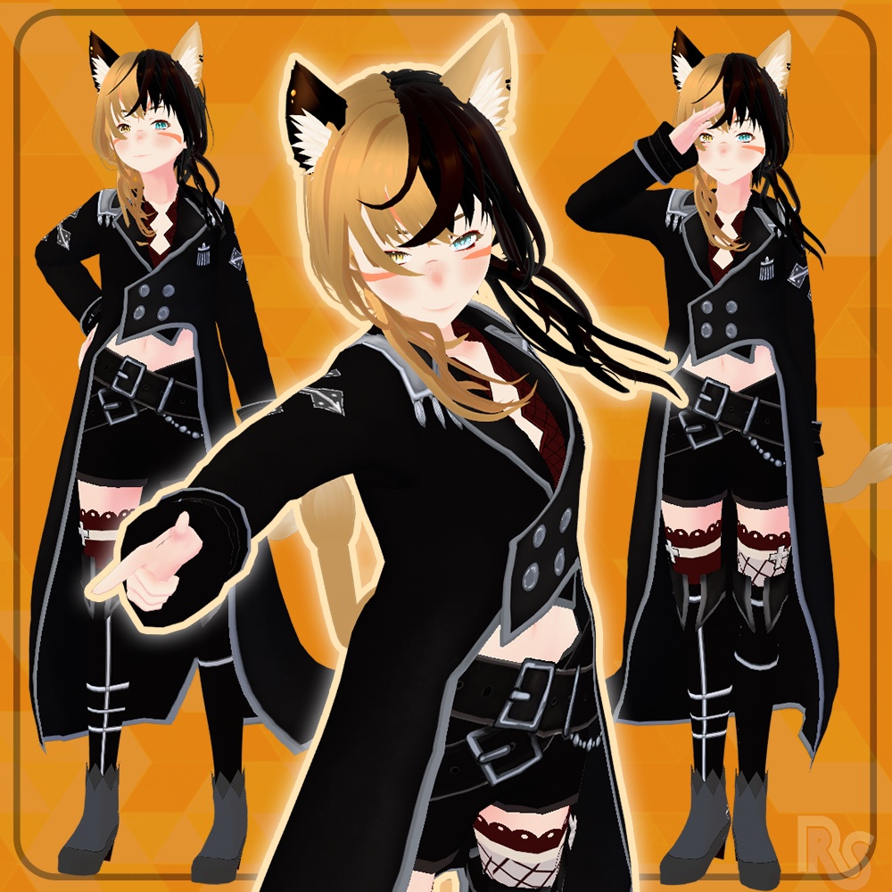 VROID | The Fox Hunter | Full Outfit | Custom Item + Textures