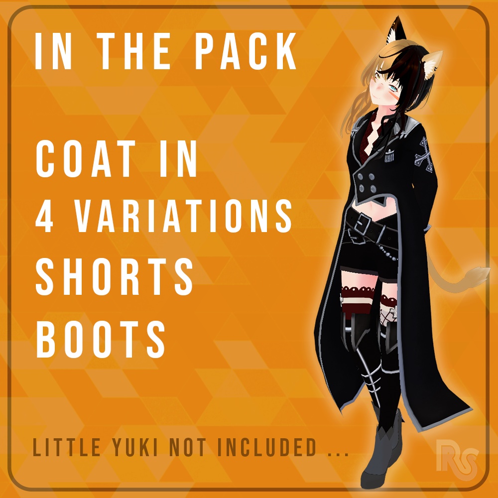 VROID | The Fox Hunter | Full Outfit | Custom Item + Textures