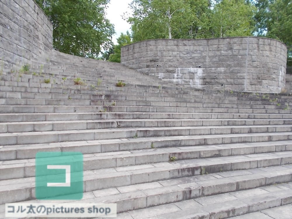 階段のある風景①10枚・1セット