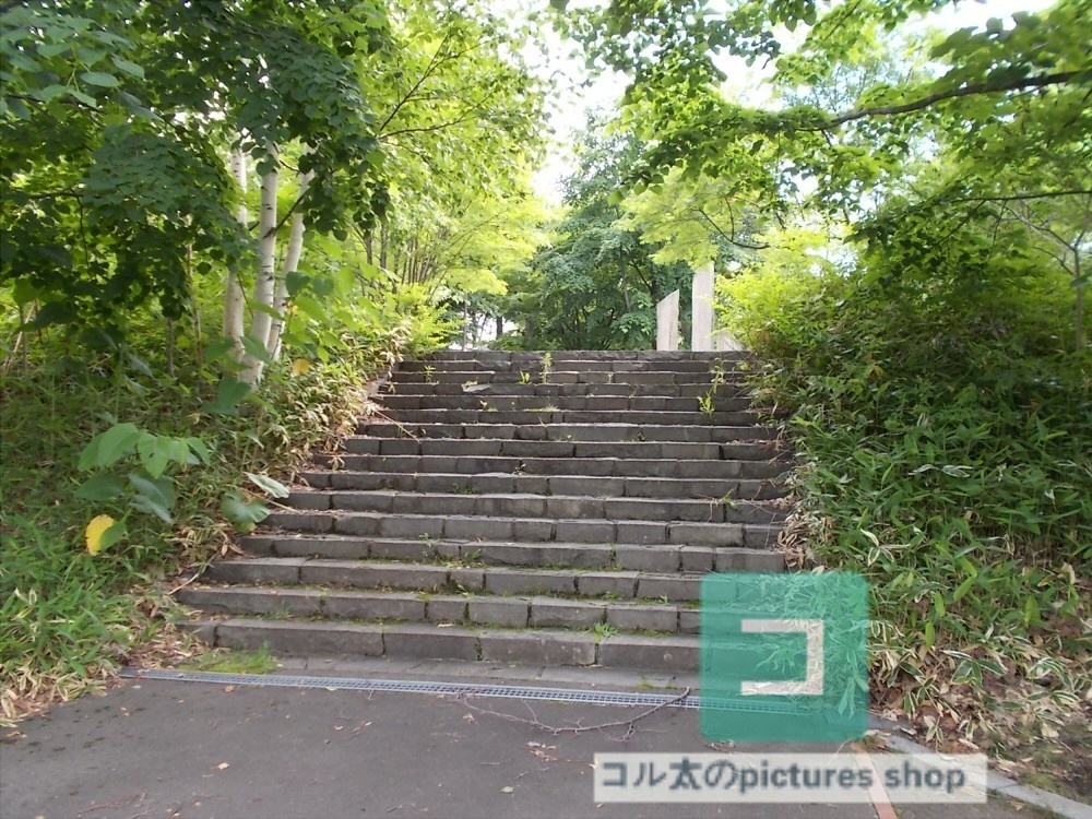 階段のある風景①10枚・1セット