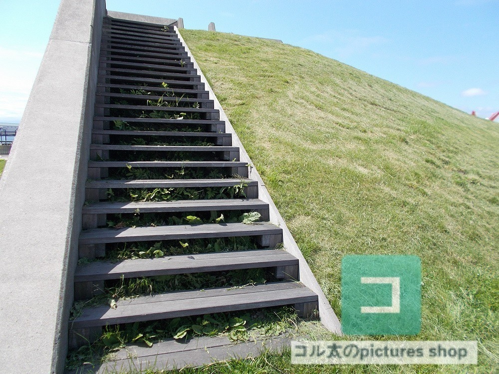 階段のある風景①10枚・1セット