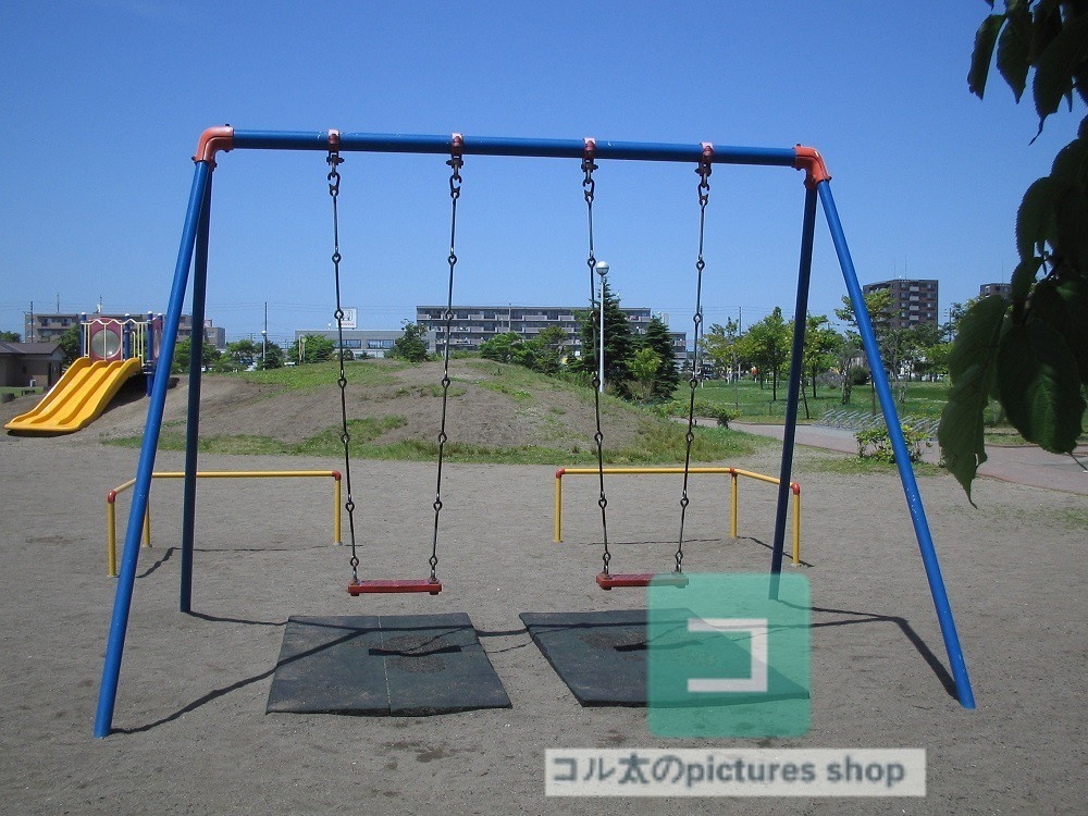 公園の風景①10枚・1セット