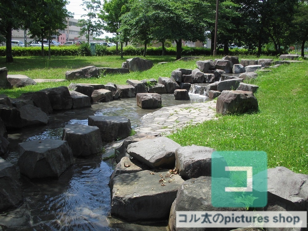 川のある風景②10枚・1セット