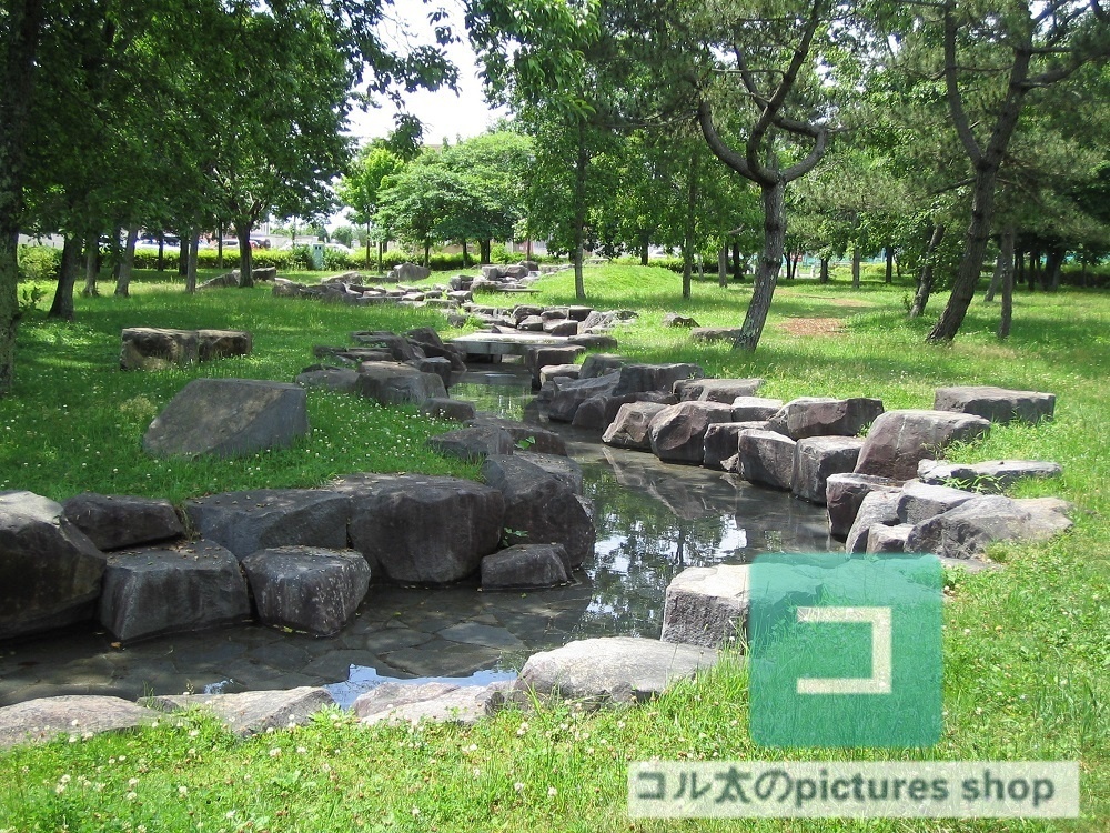 川のある風景②10枚・1セット