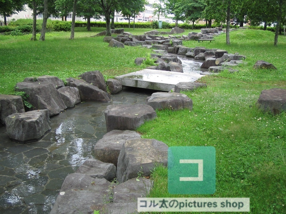 川のある風景②10枚・1セット